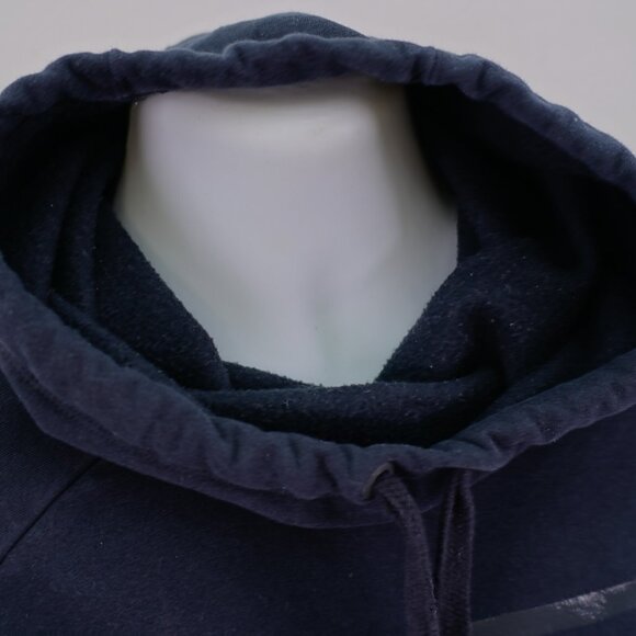 Under Armour Threadborne Black Cowl Neck Hooded Hoodie Sweater Medium - Picture 2 of 14